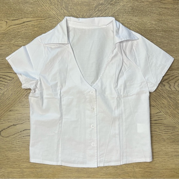 Sexy School Girl Red Plaid Uniform Costume Outfit w/ Accessories, Women’s Medium - Picture 3 of 9